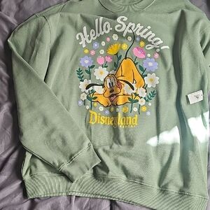 Disney Green 'Hello Spring!' Sweater